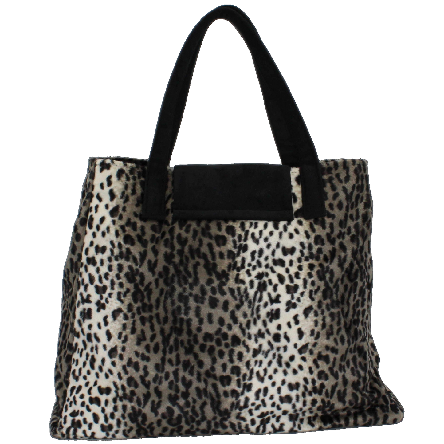 grey cheetah weekend bag reverse