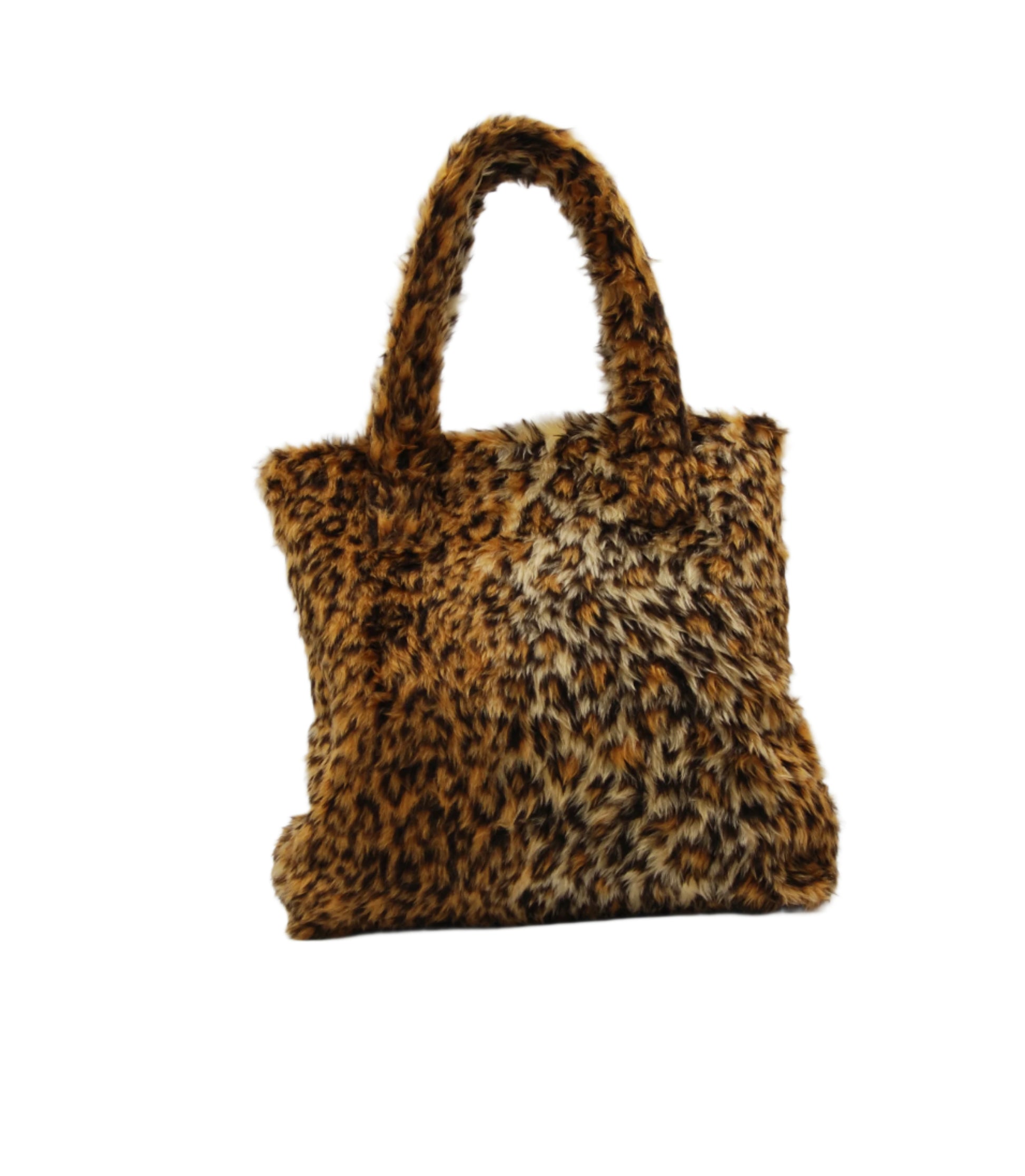 Animal Print Fluffy Leopard Erica Bag – nushi