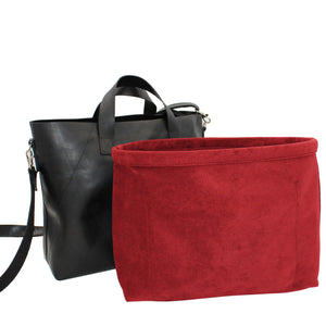 Black Shoulder Bag - Recycled Inner Tube Handbag (optional Handbag Liner)