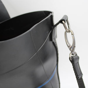 Acacia recycled rubber bag removable strap