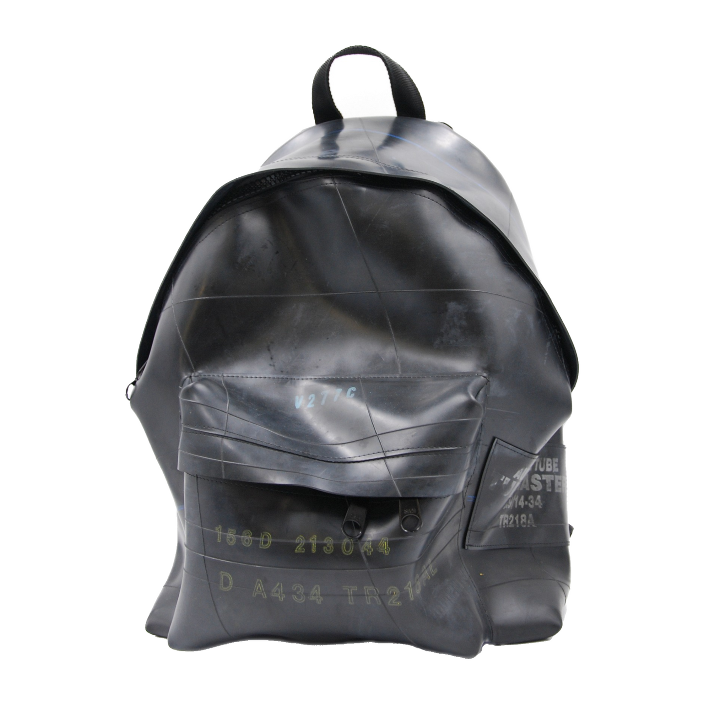 Eco Friendly Backpack Black Recycled Inner Tube