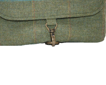 Load image into Gallery viewer, British Tweed Crossbody Bag - Sage Green