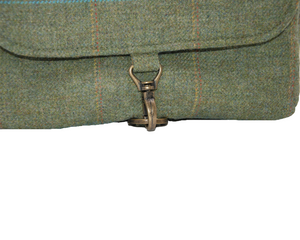 British Tweed Crossbody Bag - Sage Green