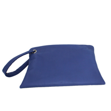 Load image into Gallery viewer, Cornflower Blue Large Clutch Bag - Clutch Purse with handle