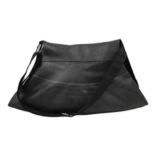 Load image into Gallery viewer, Iris - Sustainable Unique Black Crossbody/Shoulder Bag - Eco-Friendly Recycled Inner Tube Bag