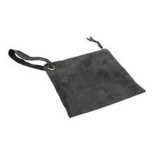 Load image into Gallery viewer, Hyacinth Clutch Bag in Grey Suede - Clutch Purse with handle