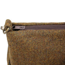 Load image into Gallery viewer, Chestnut_brown_tweed_fabric