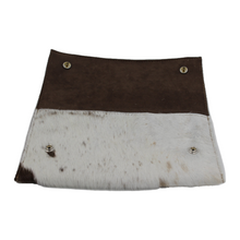 Load image into Gallery viewer, Cow Hide Clutch Purse - Gorgeous  Clutch Purse with popper closure