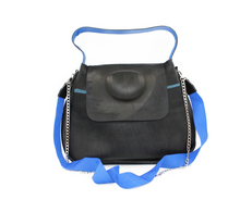 Load image into Gallery viewer, Salvia design recycled rubber bag