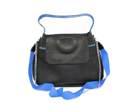 Salvia design recycled rubber bag