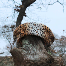 Load image into Gallery viewer, Winter hat in Cheetah Animal Print