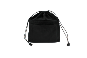 black drawstring bag liner 