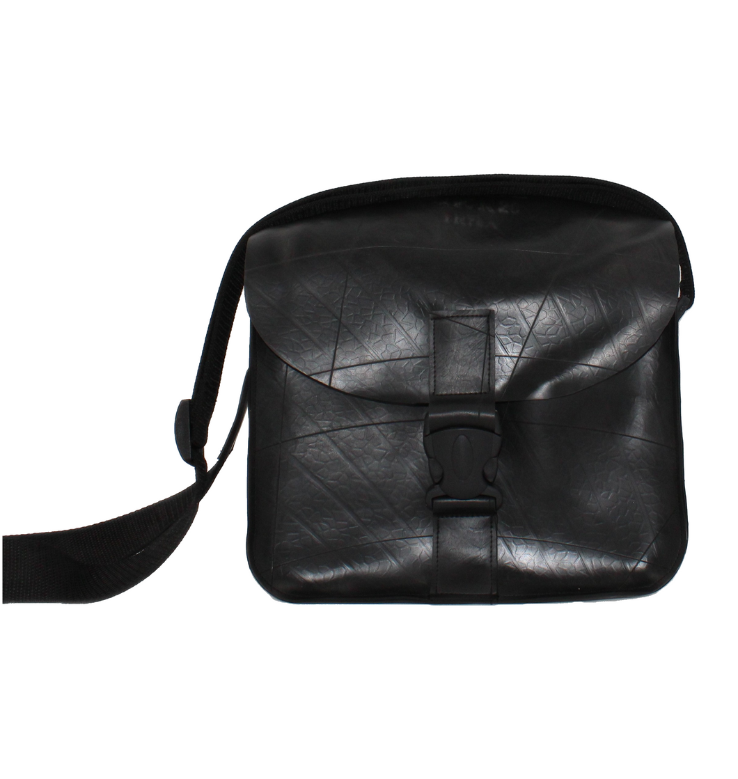 black recycled rubber cartridge bag for shooting
