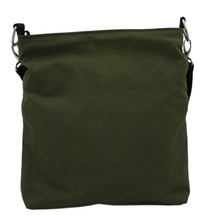 Load image into Gallery viewer, chive_green_waxed_cotton_shoulderbag_rear