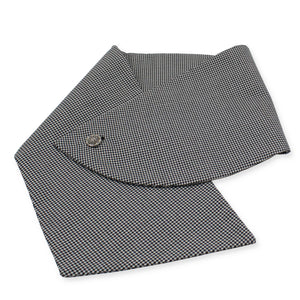Houndstooth check scarf