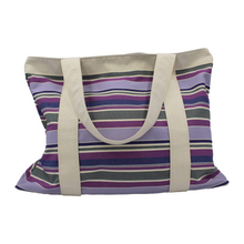 Load image into Gallery viewer, purple_white_stripe_beach_front_