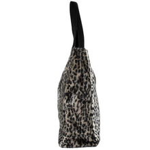 Load image into Gallery viewer, rose grey cheetah shoulder bag side